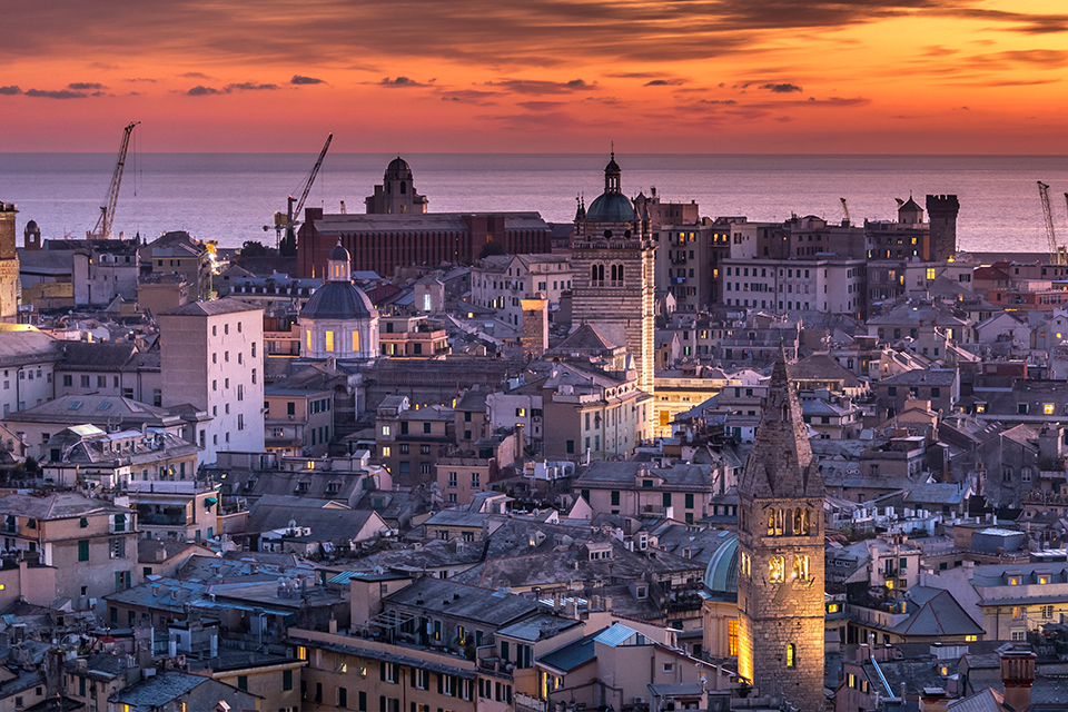 Порт Genoa Италия