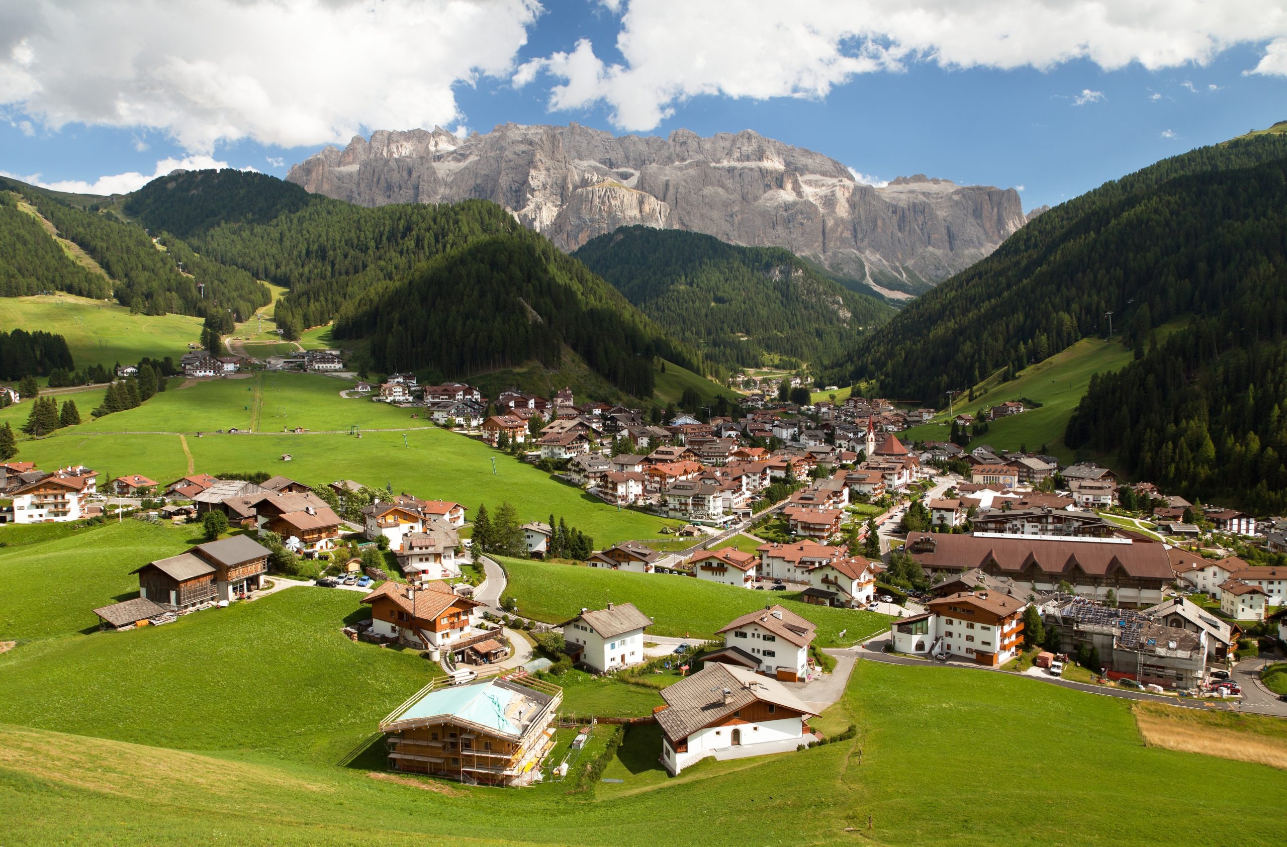 Selva,Val,Gardena,Or,Wolkenstein,A,Summer,And,Winter,Holiday Val Gardena