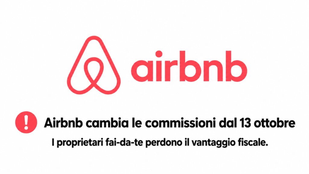 Commissioni Airbnb 2026 e confronto fiscale tra gestione fai-da-te e property manager